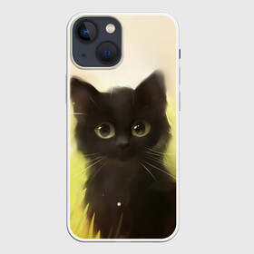 Чехол для iPhone 13 mini с принтом Котик в Кировске,  |  | cat | kitty | животные | киса | кот | котенок | котэ | кошка