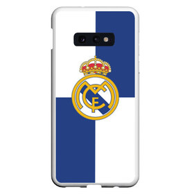 Чехол для Samsung S10E с принтом Real Madrid №1! в Кировске, Силикон | Область печати: задняя сторона чехла, без боковых панелей | fc | fcb | lfp | real madrid | болельщикам | испания | испанская премьер лига | испанский | мадрид | реал | реал мадрид | футбольный клуб