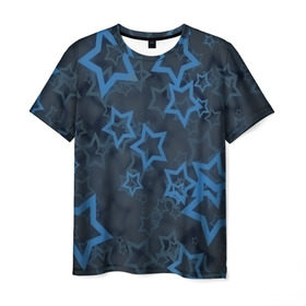Мужская футболка 3D с принтом Звёзды в Кировске, 100% полиэфир | прямой крой, круглый вырез горловины, длина до линии бедер | nebula | space | star | вселенная | звезды | космический | космос | плеяды | пространство