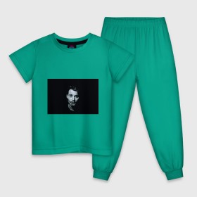 Детская пижама хлопок с принтом Джонни Депп в Кировске, 100% хлопок |  брюки и футболка прямого кроя, без карманов, на брюках мягкая резинка на поясе и по низу штанин
 | johnny depp | джонни депп