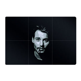 Магнитный плакат 3Х2 с принтом Джонни Депп в Кировске, Полимерный материал с магнитным слоем | 6 деталей размером 9*9 см | johnny depp | джонни депп