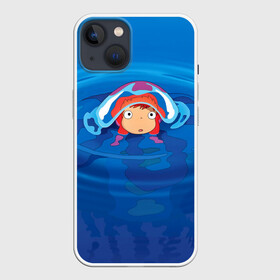 Чехол для iPhone 13 с принтом Ponyo в Кировске,  |  | Тематика изображения на принте: anime | ponyo | аниме | миядзаки | поньо