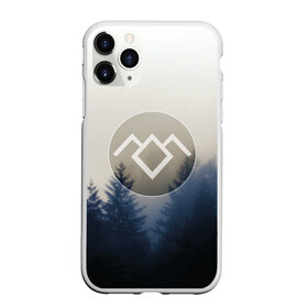 Чехол для iPhone 11 Pro матовый с принтом Twin Peaks в Кировске, Силикон |  | twin peaks | лес | лора палмер | ночь | огонь | сова | сосны | твин пикс