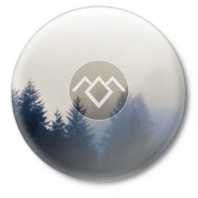 Значок с принтом Twin Peaks в Кировске,  металл | круглая форма, металлическая застежка в виде булавки | Тематика изображения на принте: twin peaks | лес | лора палмер | ночь | огонь | сова | сосны | твин пикс