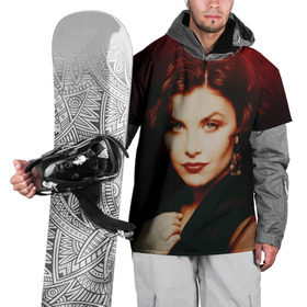 Накидка на куртку 3D с принтом Twin Peaks в Кировске, 100% полиэстер |  | twin peaks | лес | лора палмер | ночь | огонь | сова | сосны | твин пикс