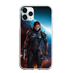 Чехол для iPhone 11 Pro матовый с принтом Mass Effect в Кировске, Силикон |  | n7 | shepard | галактика | жнец | космос | масс | нормандия | планета | шепард | эффект