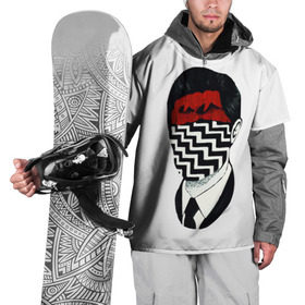 Накидка на куртку 3D с принтом Твин Пикс в Кировске, 100% полиэстер |  | Тематика изображения на принте: twin peaks | дэвид линч | совы | твин пикс | чертовски хороший кофе