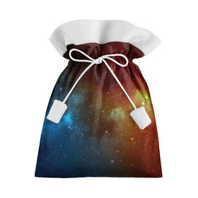 Подарочный 3D мешок с принтом Столкновение вселенных в Кировске, 100% полиэстер | Размер: 29*39 см | nebula | звезды | туманность
