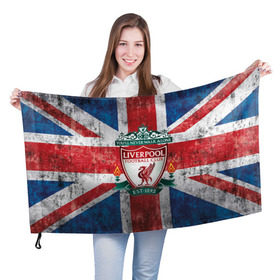 Флаг 3D с принтом Ливерпуль ФК в Кировске, 100% полиэстер | плотность ткани — 95 г/м2, размер — 67 х 109 см. Принт наносится с одной стороны | apl | est | fc | footbal club | liverpool | англия | апл | британия | игра | ливерпуль | лондон | футбол | футбольный клуб