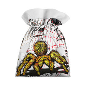 Подарочный 3D мешок с принтом Тарантул в Кировске, 100% полиэстер | Размер: 29*39 см | Тематика изображения на принте: spider | паук | паутина | тарантул