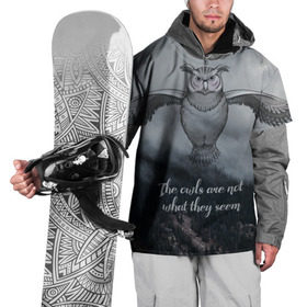 Накидка на куртку 3D с принтом Twin Peaks в Кировске, 100% полиэстер |  | Тематика изображения на принте: twin peaks | дэвид линч | лес | лора палмер | сова | твин пикс | туман