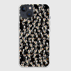 Чехол для iPhone 13 с принтом Дурацкие пингвины в Кировске,  |  | антарктида | антарктика | пингвин | полюс | полярник | птенец | птицы | толпа