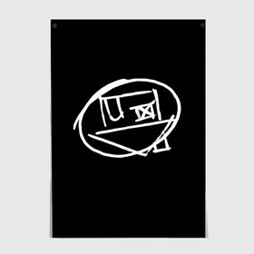 Постер с принтом Logo в Кировске, 100% бумага
 | бумага, плотность 150 мг. Матовая, но за счет высокого коэффициента гладкости имеет небольшой блеск и дает на свету блики, но в отличии от глянцевой бумаги не покрыта лаком | art | logo | music | the neighbourhood | лого | музыка | поп | рок