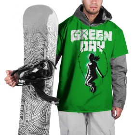 Накидка на куртку 3D с принтом Green Day в Кировске, 100% полиэстер |  | Тематика изображения на принте: american idiot | green day | грин дей | грин дэй