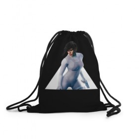 Рюкзак-мешок 3D с принтом Ghost In The Shell 14 в Кировске, 100% полиэстер | плотность ткани — 200 г/м2, размер — 35 х 45 см; лямки — толстые шнурки, застежка на шнуровке, без карманов и подкладки | 