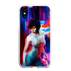 Чехол для iPhone XS Max матовый с принтом Ghost In The Shell 13 в Кировске, Силикон | Область печати: задняя сторона чехла, без боковых панелей | anime | аниме | анимешник | анимешникам | девятый отдел | ко:каку кидо:тай | кусанаги | майор | мотоко | призрак в доспехах | спецподразделение по предотвращению захвата оболочки. мотоко кусанаги