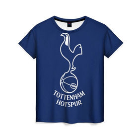 Женская футболка 3D с принтом Tottenham hotspur в Кировске, 100% полиэфир ( синтетическое хлопкоподобное полотно) | прямой крой, круглый вырез горловины, длина до линии бедер | football | англия | болельщик | игрок | лондон | премьер лига | тоттенхэм хотспур | фанат | футбол | футболист | шпоры