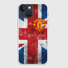 Чехол для iPhone 13 mini с принтом Красные дьяволы в Кировске,  |  | 3d | british | manchester united | mu | new | англия | великобритания | игра | красные дьяволы | лондон | манчестер | манчестер юнайтед | мю | новые | популярные | прикольные | флаг британии | футбол