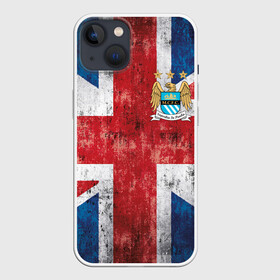 Чехол для iPhone 13 с принтом Манчестер Сити в Кировске,  |  | 3d | manchester city | new | английская премьер лига | англия | апл | болельщикам | британия | игра | лондон | манчестер | манчестер сити | новые | популярные | прикольные | футбол | футбольный клуб | эмблема