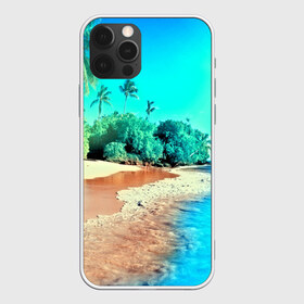 Чехол для iPhone 12 Pro Max с принтом Тропики в Кировске, Силикон |  | море | пейзаж | пляж | яркий