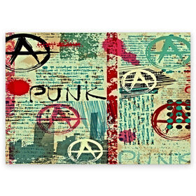 Поздравительная открытка с принтом Punk в Кировске, 100% бумага | плотность бумаги 280 г/м2, матовая, на обратной стороне линовка и место для марки
 | Тематика изображения на принте: анархия | панк | рок