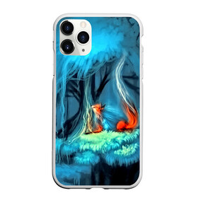 Чехол для iPhone 11 Pro Max матовый с принтом Лиса в Кировске, Силикон |  | бабочки | лес | лесной дух | лиса | прикольные | природа | фэнтези