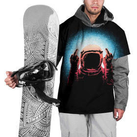 Накидка на куртку 3D с принтом Spaceman в Кировске, 100% полиэстер |  | cosmic | galaxy | space | spaceman | астронавт | вселенная | галактика | космонавт | космос