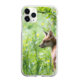 Чехол для iPhone 11 Pro матовый с принтом Лисенок в Кировске, Силикон |  | fox | животное | зверь | красивая | лес | лис | лиса | лисенок | лисица | лисичка | природа | рыжая | рыжий цвет | хвост | хитрая | хищник