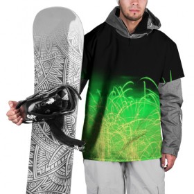 Накидка на куртку 3D с принтом Зеленые искры в Кировске, 100% полиэстер |  | Тематика изображения на принте: 3d | абстракция | брызги | зеленый | искры | линии | полосы | прикольные | салют | свет | узоры | яркие