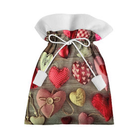 Подарочный 3D мешок с принтом Плюшевые сердечки в Кировске, 100% полиэстер | Размер: 29*39 см | 3d | абстракция | день святого валентина | игрушки | любовь | много | плюшевые | праздник | прикольные | разные | сердечки | цветные | яркие
