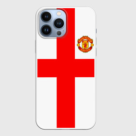 Чехол для iPhone 13 Pro Max с принтом Manchester united в Кировске,  |  | 3d | 3д | fc | manchester united | mu | англия | британия | игра | канониры | красные дьяволы | лондон | манчестер | мю | флаг | флаг британии | футбол | эмблема