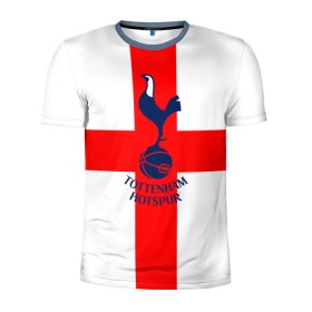 Мужская футболка 3D спортивная с принтом Tottenham в Кировске, 100% полиэстер с улучшенными характеристиками | приталенный силуэт, круглая горловина, широкие плечи, сужается к линии бедра | 3d | english | fc | football | new | tottenham | tottenham hotspur | англия | британия | логотип | лондон | новые | популярные | прикольные | тоттенхэм | тоттенхэм хотспур | фк | флаг | футбол | футбольный клуб