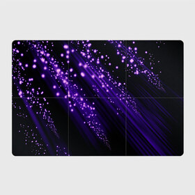 Магнитный плакат 3Х2 с принтом Twinkle в Кировске, Полимерный материал с магнитным слоем | 6 деталей размером 9*9 см | 3d | абстракция | блеск | линии | лучи | огоньки | полосы | прикольные | пятна | свет | темный | фиолетовый | яркие