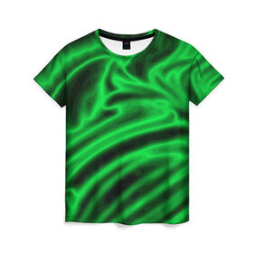 Женская футболка 3D с принтом broad pattern в Кировске, 100% полиэфир ( синтетическое хлопкоподобное полотно) | прямой крой, круглый вырез горловины, длина до линии бедер | 