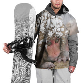 Накидка на куртку 3D с принтом Обезьянка и зима в Кировске, 100% полиэстер |  | Тематика изображения на принте: бабуин | гамадрил | гиббон | горилла | гуманоид | дарвин | животное | зоопарк | кинг конг | мартышка | маугли | обезьяна | орангутанг | предок | примат | рожа | хомо сапиенс | шимпанзе