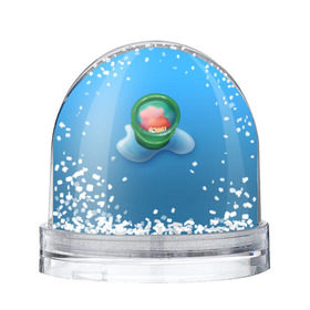 Снежный шар с принтом Bucket в Кировске, Пластик | Изображение внутри шара печатается на глянцевой фотобумаге с двух сторон | anime | ponyo | аниме | миядзаки | поньо | рыбка