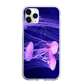 Чехол для iPhone 11 Pro матовый с принтом Розовые медузы в Кировске, Силикон |  | аквариум | вода | дайвинг | милые | море | океан | плывет | подводный мир | рыбалка | рыбка | рыбы | стая | фауна