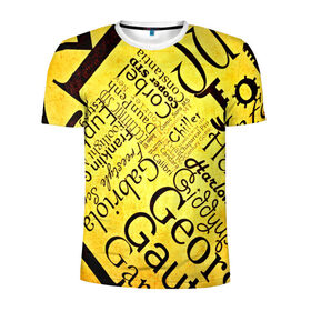 Мужская футболка 3D спортивная с принтом Newspaper в Кировске, 100% полиэстер с улучшенными характеристиками | приталенный силуэт, круглая горловина, широкие плечи, сужается к линии бедра | 3d | буквы | газета | другие | много | прикольные | разные | текстуры | яркие