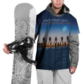 Накидка на куртку 3D с принтом In A World Like This в Кировске, 100% полиэстер |  | backstreet boys | bsb