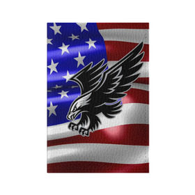 Обложка для паспорта матовая кожа с принтом Флаг США с орлом в Кировске, натуральная матовая кожа | размер 19,3 х 13,7 см; прозрачные пластиковые крепления | usa | америка | белоголовый | герб | государство | доллар | дядя сэм | звездно полосатый флаг | лысый | нато | оон | орел | птица | свобода | символ | соединённые штаты америки | страна | сша | штат