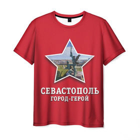 Мужская футболка 3D Севастополь город-герой купить в Кировске