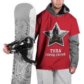 Накидка на куртку 3D с принтом Тула город-герой в Кировске, 100% полиэстер |  | битва | великая | война | герой | город | день | отечественная | победы | тула