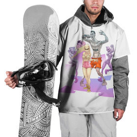 Накидка на куртку 3D с принтом Die Antwoord в Кировске, 100% полиэстер |  | Тематика изображения на принте: 