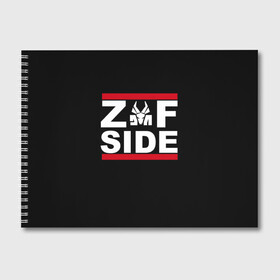 Альбом для рисования с принтом Z Side в Кировске, 100% бумага
 | матовая бумага, плотность 200 мг. | die antwoord | ninja | yolandi