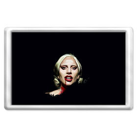 Магнит 45*70 с принтом Леди Гага в Кировске, Пластик | Размер: 78*52 мм; Размер печати: 70*45 | Тематика изображения на принте: lady gaga | леди гага