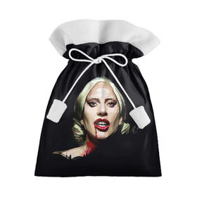 Подарочный 3D мешок с принтом Леди Гага в Кировске, 100% полиэстер | Размер: 29*39 см | lady gaga | леди гага