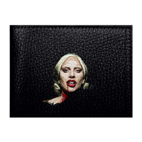 Обложка для студенческого билета с принтом Леди Гага в Кировске, натуральная кожа | Размер: 11*8 см; Печать на всей внешней стороне | Тематика изображения на принте: lady gaga | леди гага