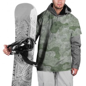 Накидка на куртку 3D с принтом Грязный камуфляж в Кировске, 100% полиэстер |  | абстракция | армия | камуфляж | модный | оригинал
