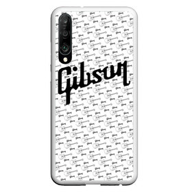 Чехол для Honor P30 с принтом Gibson в Кировске, Силикон | Область печати: задняя сторона чехла, без боковых панелей | Тематика изображения на принте: fender | gibson | guitar | ibanez | music | rock | гитара | музыка | рок