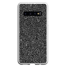 Чехол для Samsung Galaxy S10 с принтом Die Antwoord Рисунки в Кировске, Силикон | Область печати: задняя сторона чехла, без боковых панелей | dia | ninja | rap | rave | yolandi | zef | африка | графити | чаппи | юар